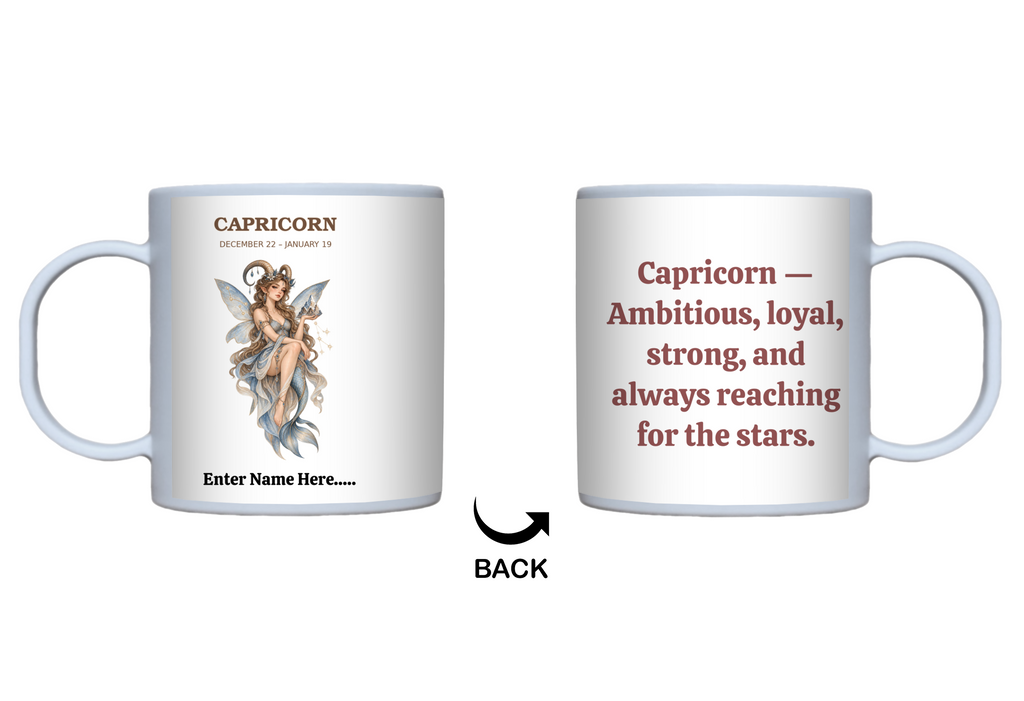 Personalized Zodiac Fairy Gift Mug — 11 oz.