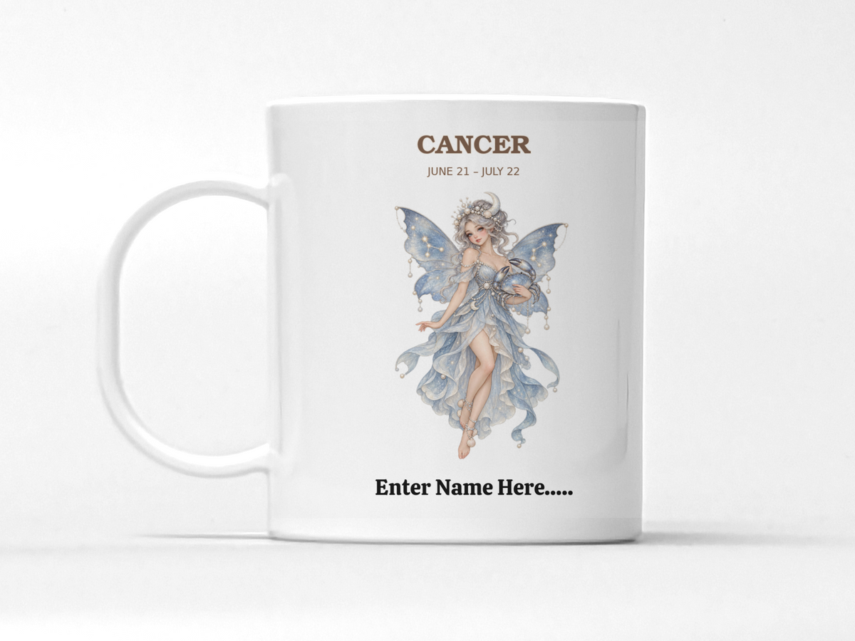 Personalized Zodiac Fairy Gift Mug — 11 oz.