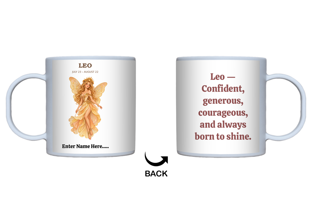 Personalized Zodiac Fairy Gift Mug — 11 oz.