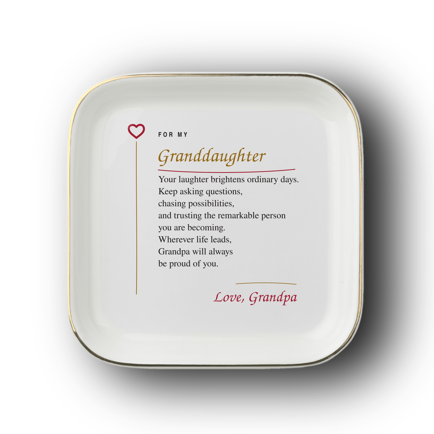 To My Granddaughter — Love, Grandpa