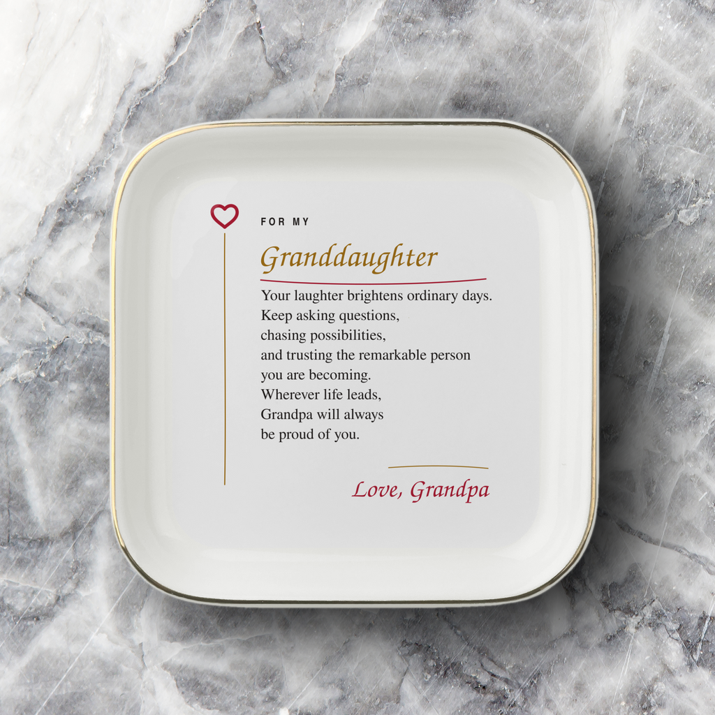 To My Granddaughter — Love, Grandpa