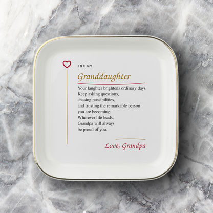 To My Granddaughter — Love, Grandpa