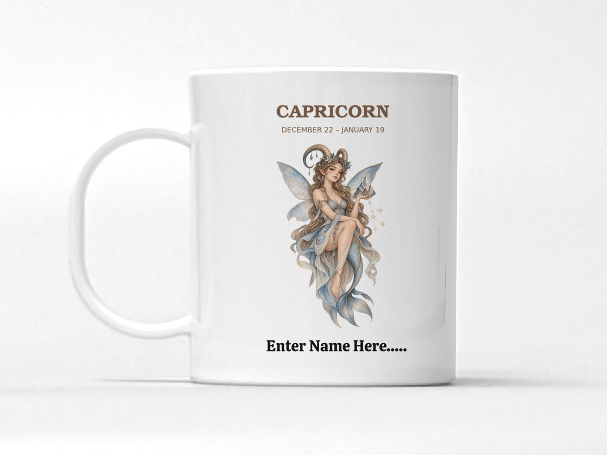 Personalized Zodiac Fairy Gift Mug — 11 oz.