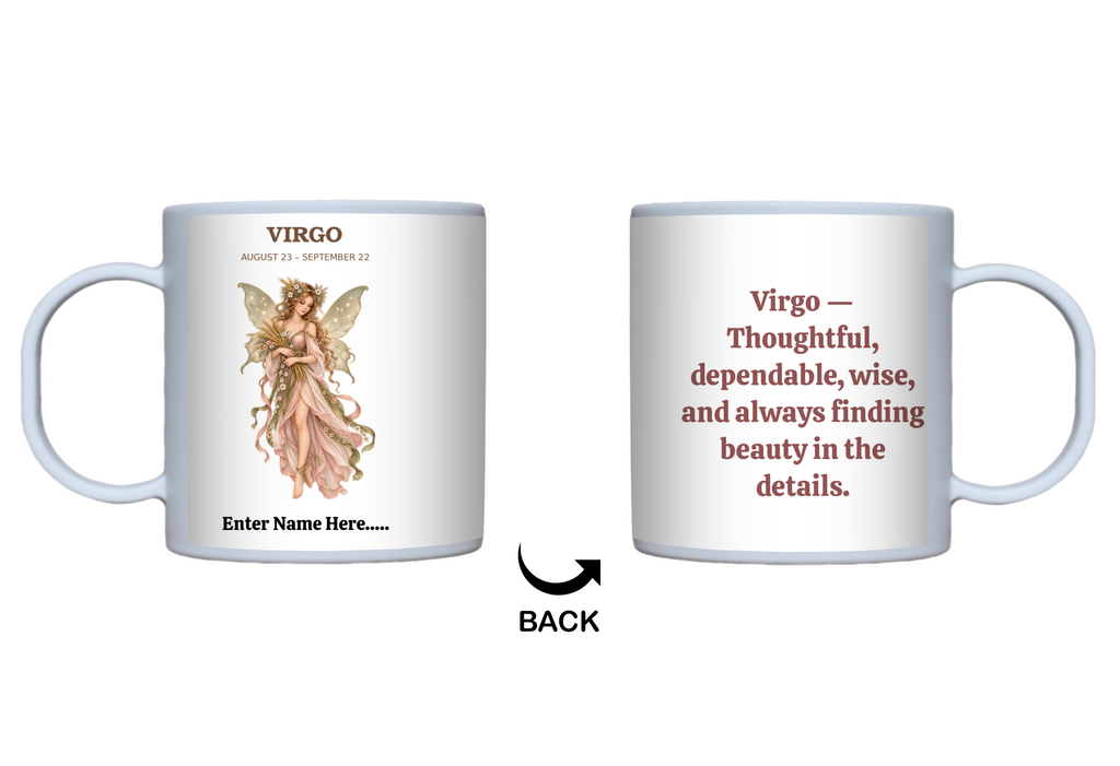 Personalized Zodiac Fairy Gift Mug — 11 oz.