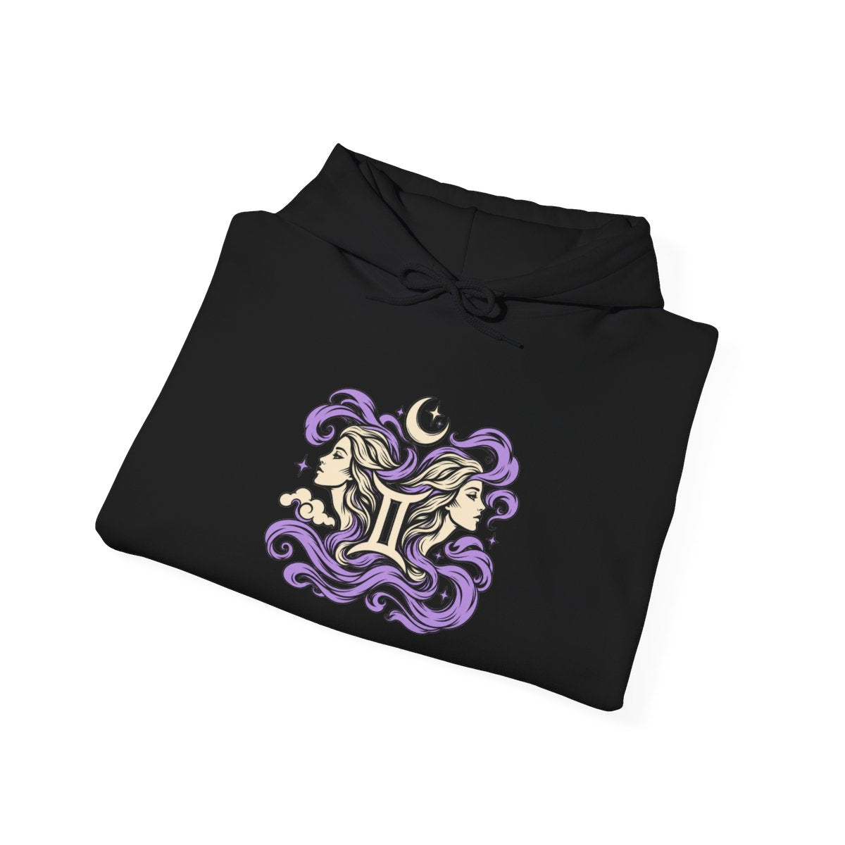 Zodiac Sign Hoodie | Unisex Black Astrology Sweatshirt