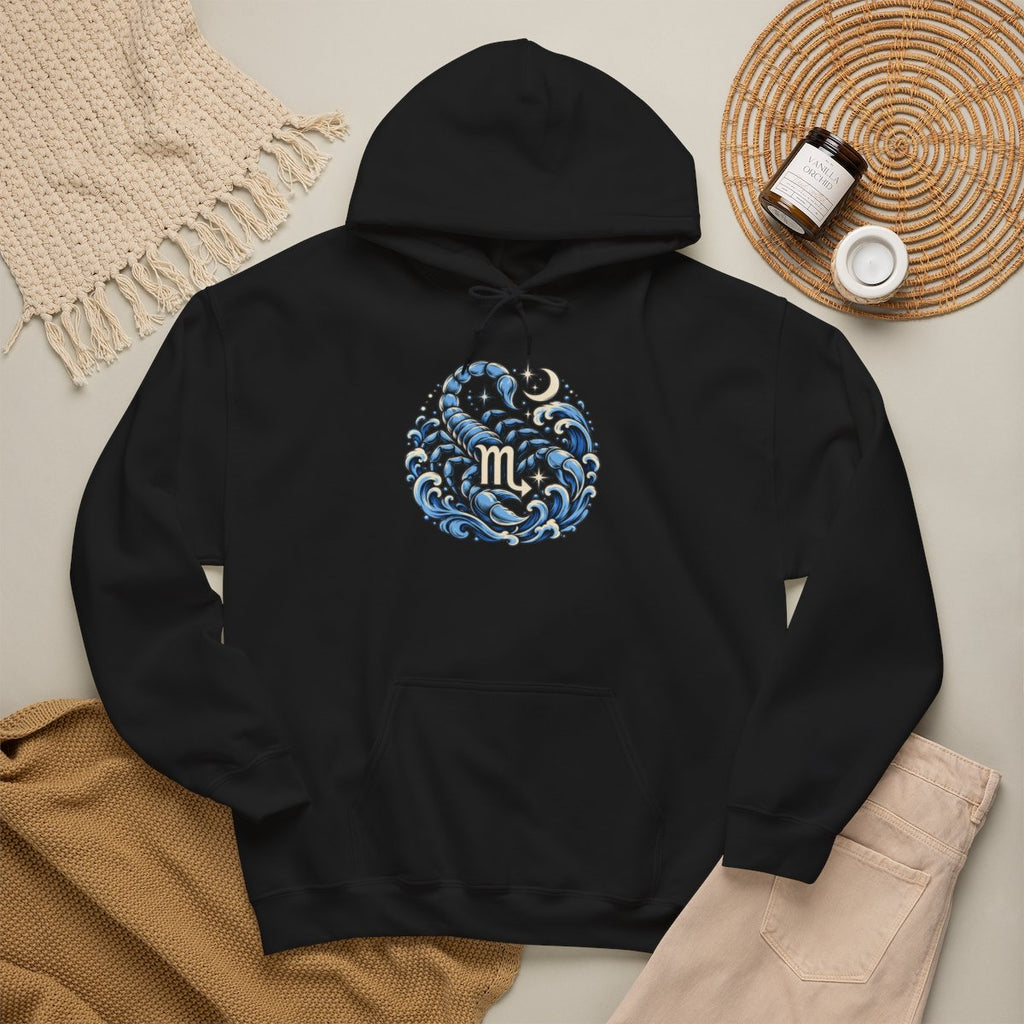 Zodiac Sign Hoodie | Unisex Black Astrology Sweatshirt
