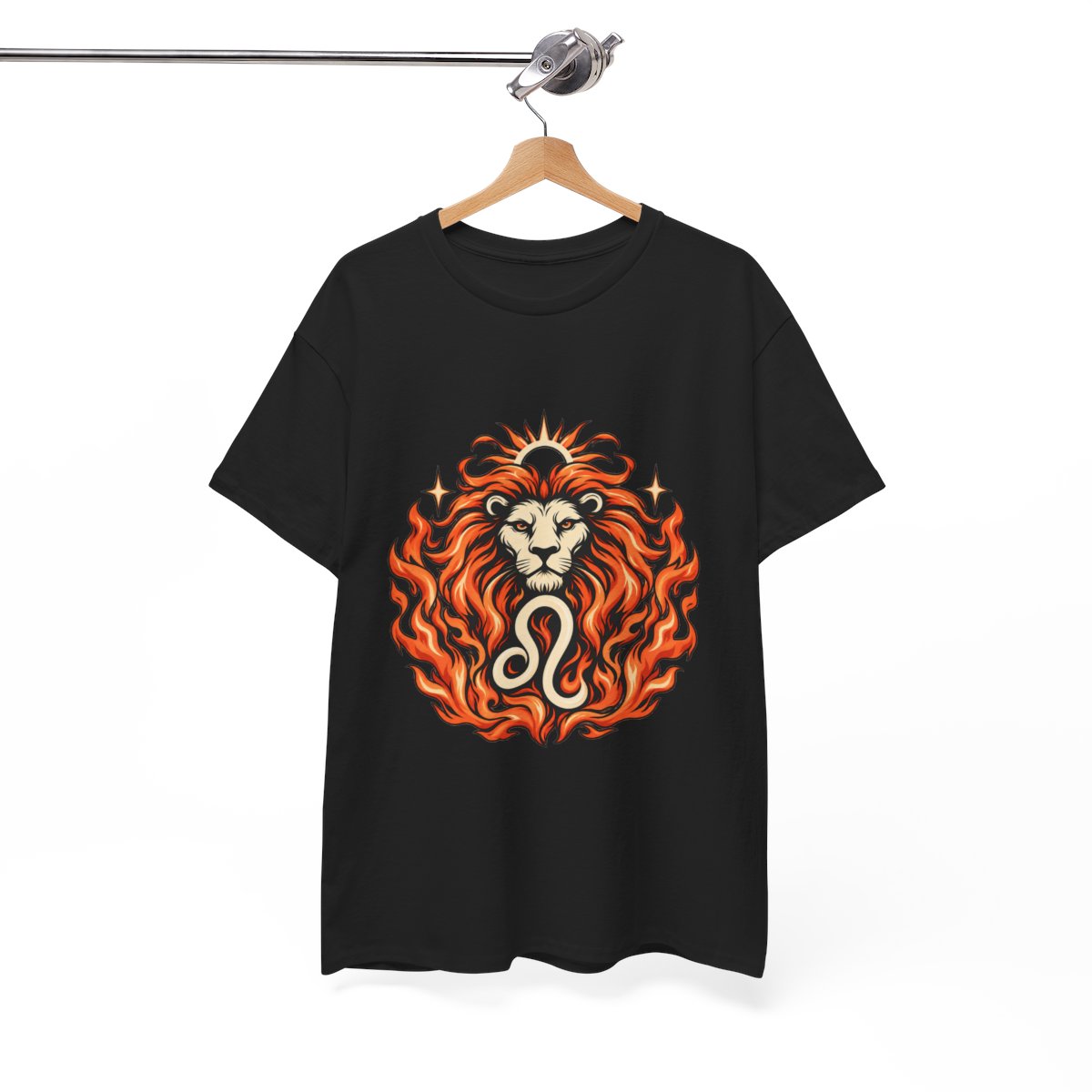 Zodiac Sign Tee | Unisex Black Heavy Cotton T-Shirt
