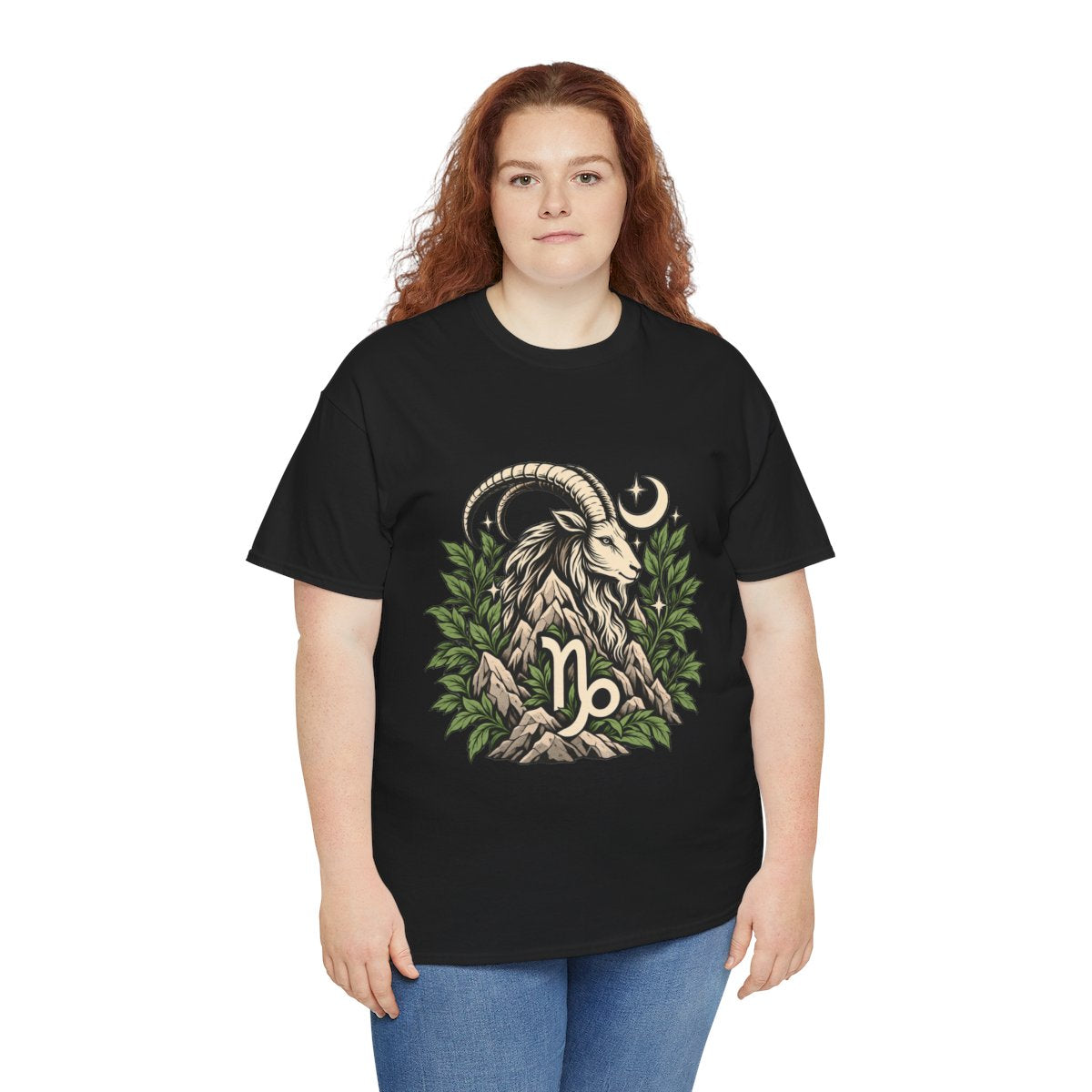 Zodiac Sign Tee | Unisex Black Heavy Cotton T-Shirt
