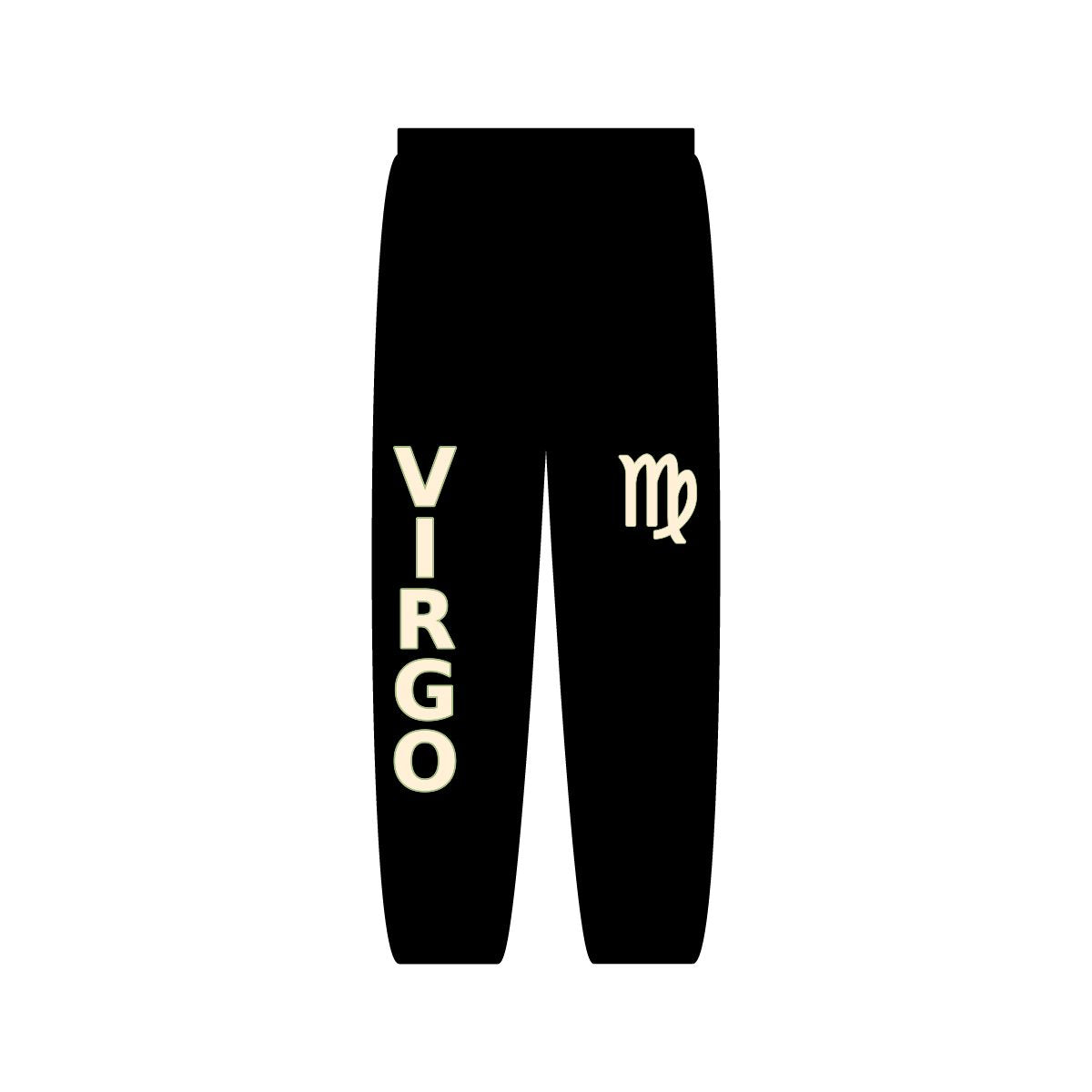 Zodiac Sign Sweatpants | Unisex Black Astrology Joggers