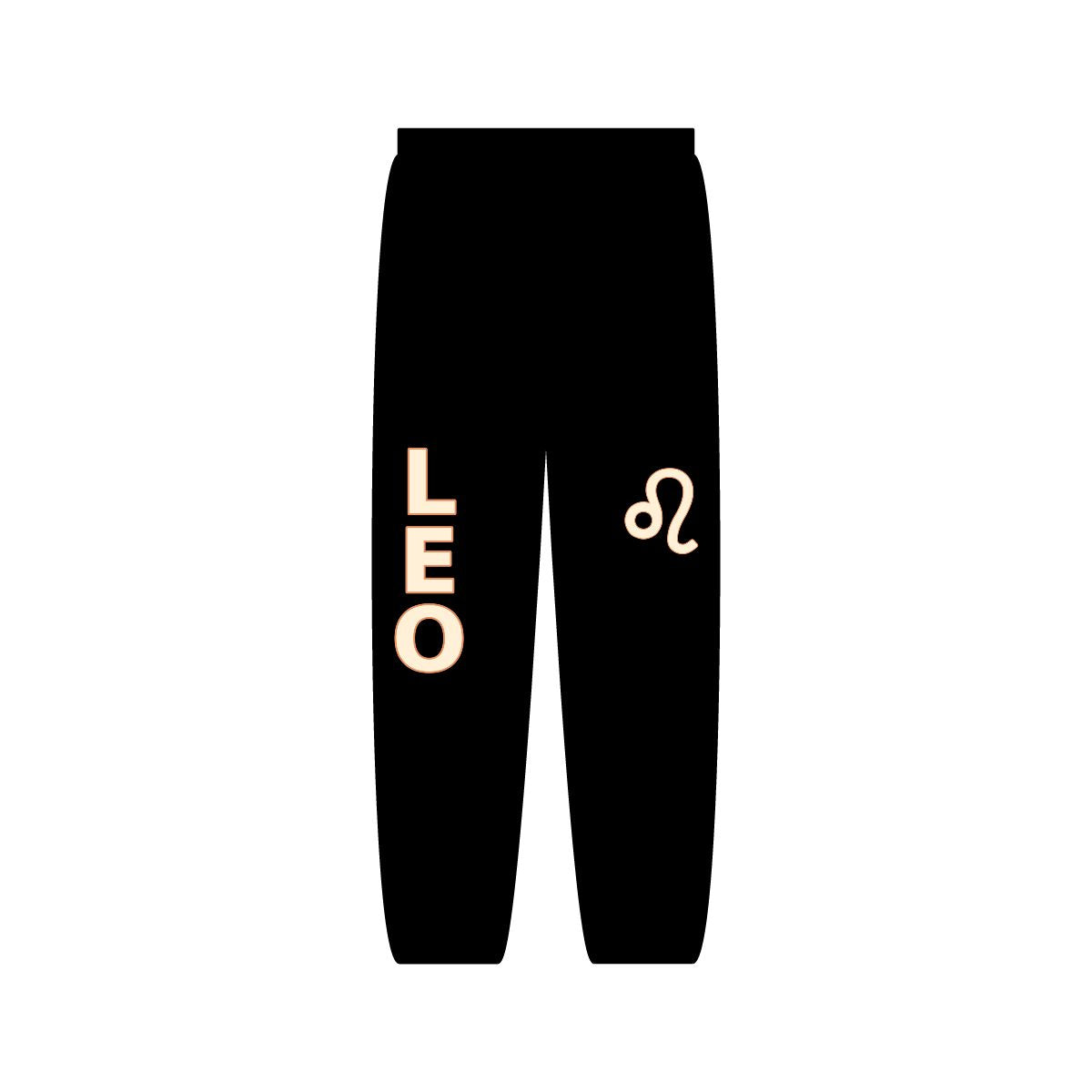 Zodiac Sign Sweatpants | Unisex Black Astrology Joggers