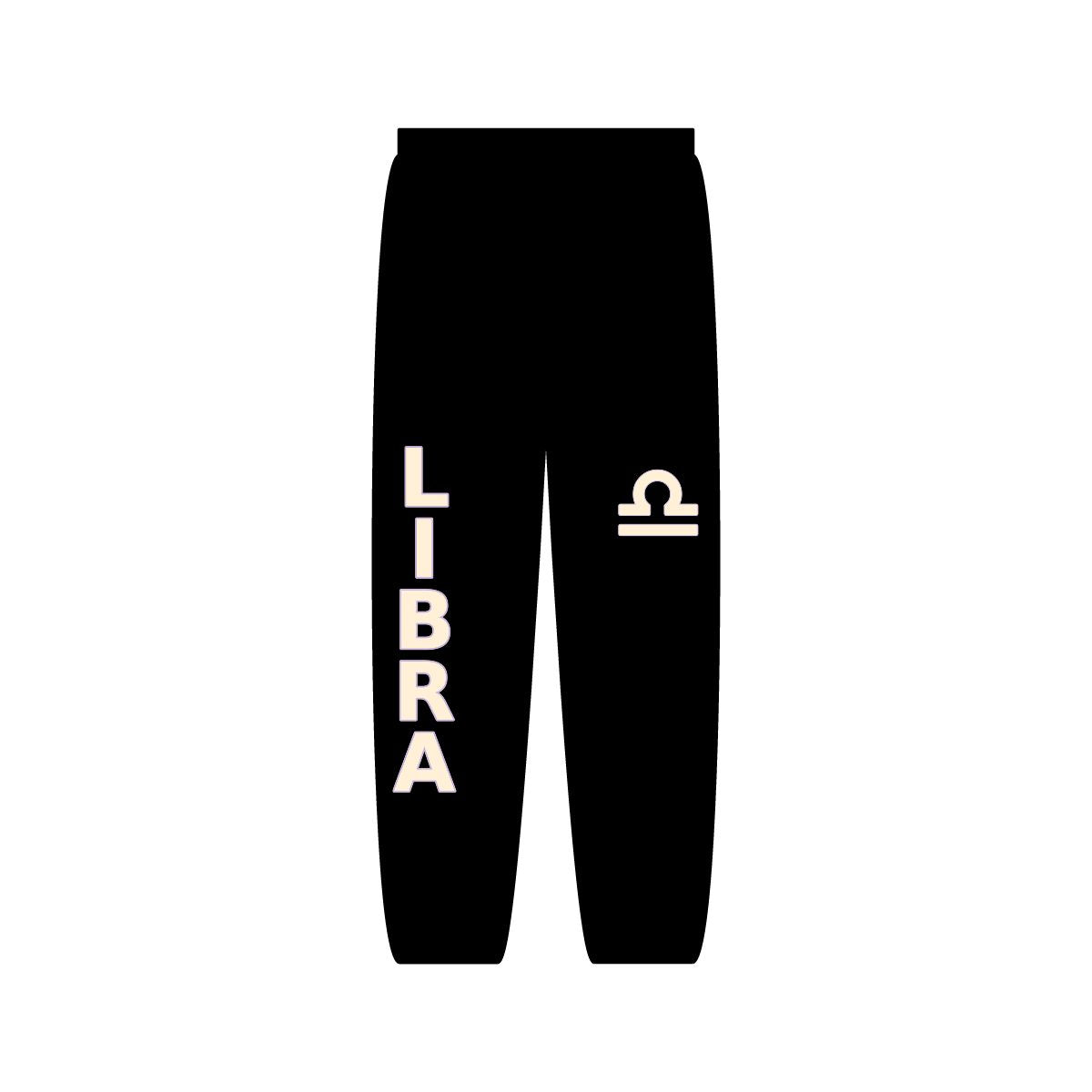Zodiac Sign Sweatpants | Unisex Black Astrology Joggers